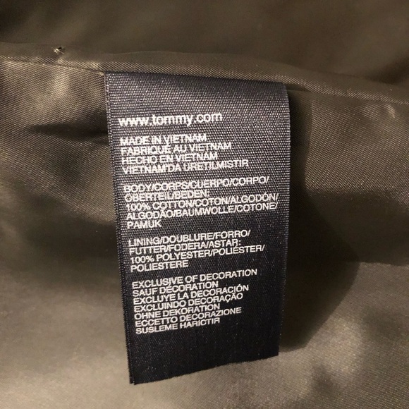 Medium size green Tommy Hilfiger jacket with cinchable waist - Picture 9 of 9